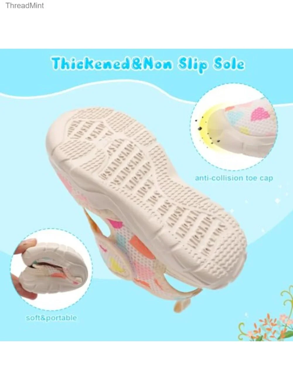 Toddler Water Shoes Summer Sandals Kids Swim Beach Closed Toe